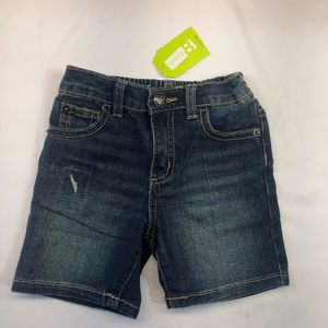 Crazy 8 Baby Girls Medium Wash Denim Shorts